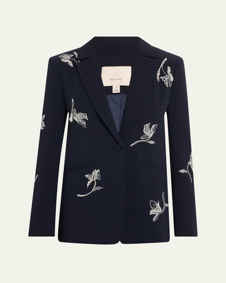 Karlie Falling Lillies Blazer